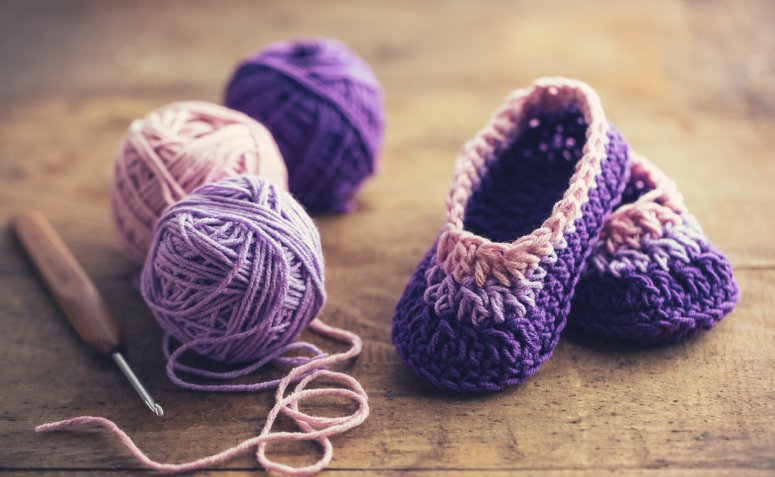 Zapatos de crochet: para calentar pies y corazones