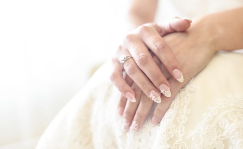 20 increíbles uñas de novia delicadas para que te inspires