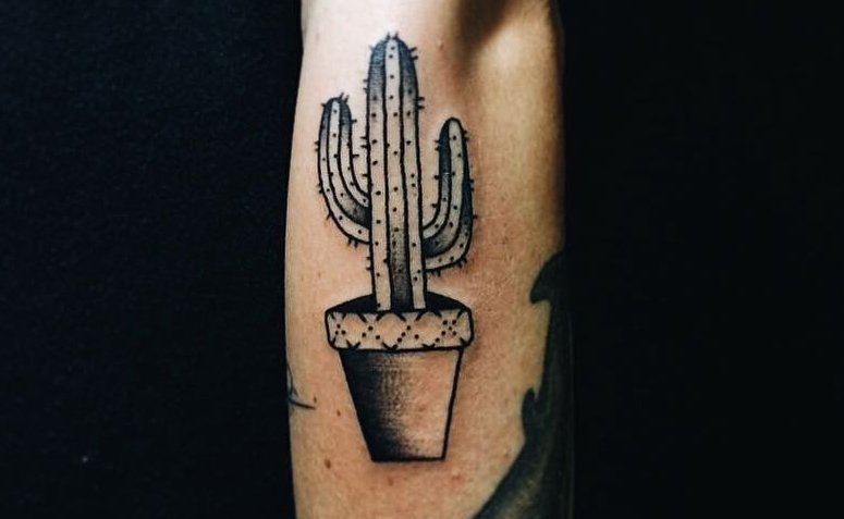 40 tatuajes de cactus y suculentas para deleitarte