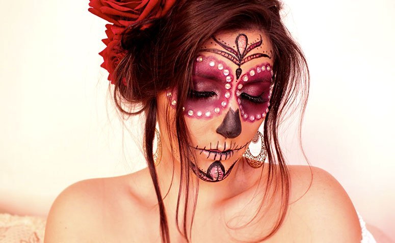 Maquillaje de calavera mexicana: 32 inspiraciones y tutoriales increíbles